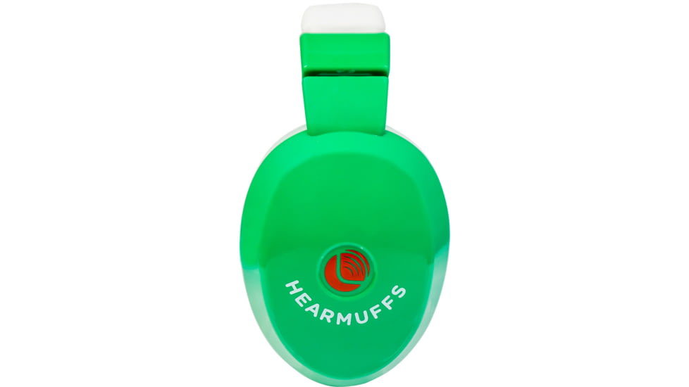 Lucid Audio HearMuffs Kids Hearing Protection, Green, LA-KIDS-PM-GR