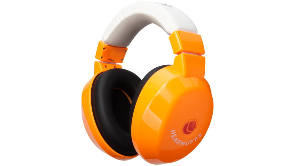 Lucid Audio HearMuffs Kids Hearing Protection, Orange, LA-KIDS-PM-OR
