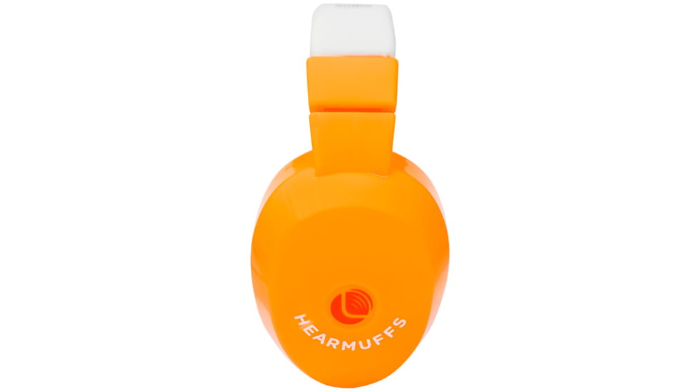 Lucid Audio HearMuffs Kids Hearing Protection, Orange, LA-KIDS-PM-OR