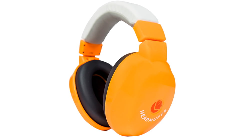 Lucid Audio HearMuffs Kids Hearing Protection, Orange, LA-KIDS-PM-OR