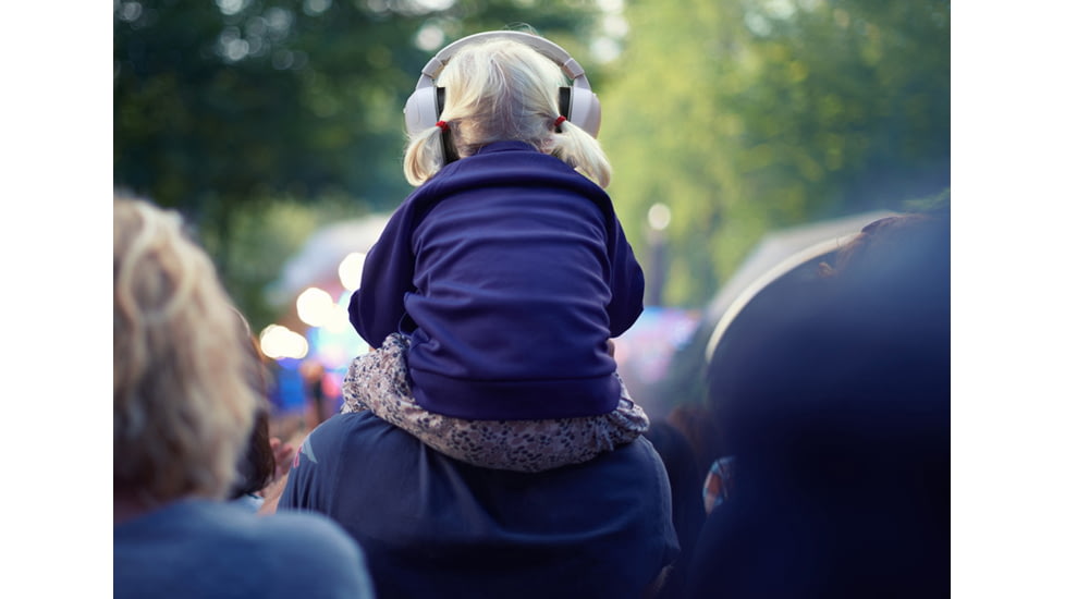 Lucid Audio HearMuffs Kids Hearing Protection, White, LA-KIDS-PM-WH