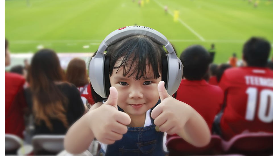 Lucid Audio HearMuffs Kids Hearing Protection, White, LA-KIDS-PM-WH