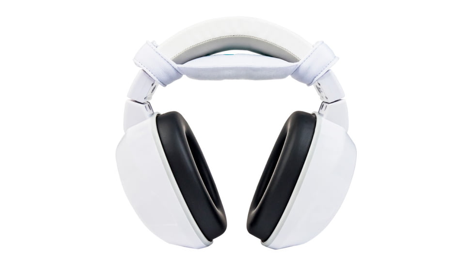 Lucid Audio HearMuffs SOOTHE Baby Hearing Protection with Amplification Features Newborn-8 Years, 22dB, White, LA-INFANT-AM-WH