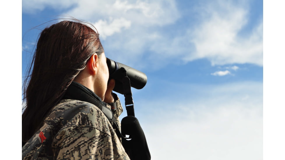 Lucid Optics Binocular 8x42mm Binocular, ED Open Frame w/ Hard Case, Matte Black, L-B8-8x42