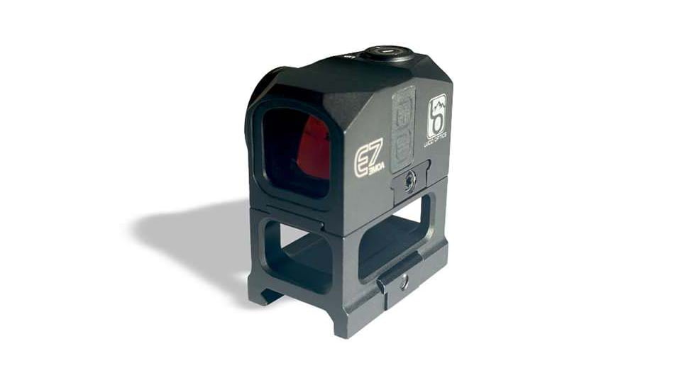 Lucid Optics E7 Micro Enclosed 21x18mm Holographic Red Dot Sights, Lucid Optics M5 Reticle, Black, L-E7