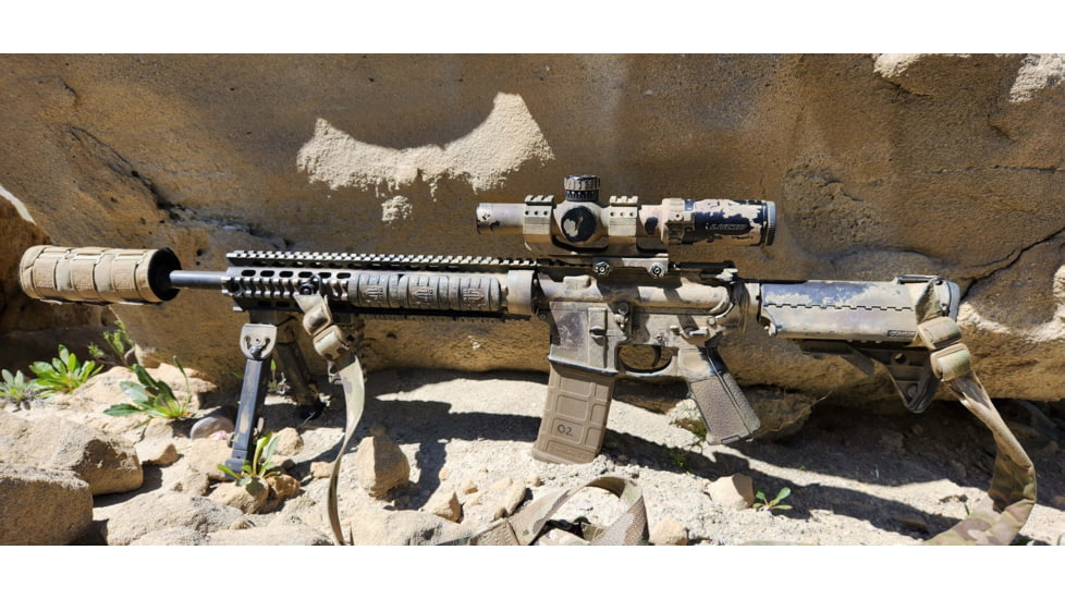 Lucid Optics L7 Riflescope, 1-6x24mm, 30mm Tube, Second Focal Plane, P7 Reticle, Matte Black, L-1624-P7