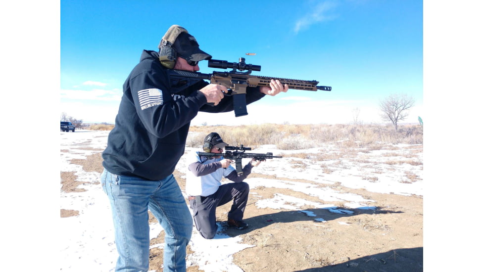 Lucid Optics L7 Riflescope, 1-6x24mm, 30mm Tube, Second Focal Plane, P7 Reticle, Matte Black, L-1624-P7