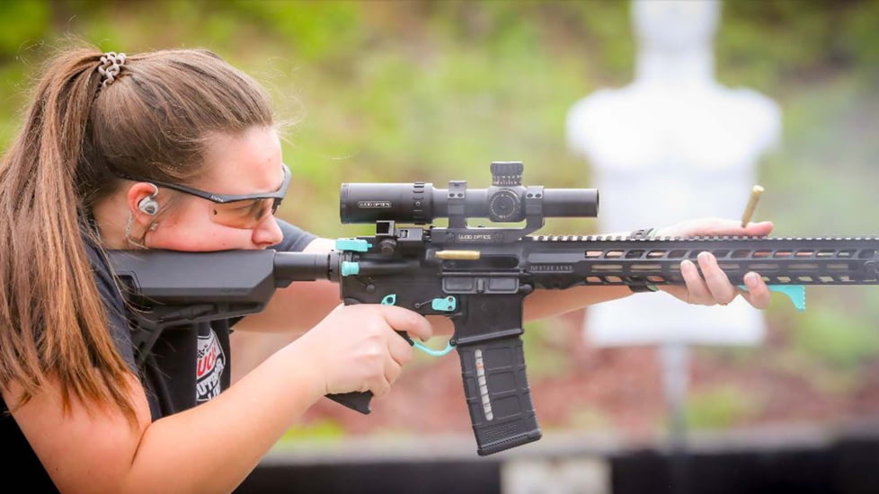 Lucid Optics L7 Riflescope, 1-6x24mm, 30mm Tube, Second Focal Plane, P7 Reticle, Matte Black, L-1624-P7