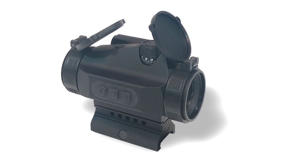Lucid Optics Mid Sized Red Dot Sight HDx, 3 MOA Circle Dot Reticle, Matte Black, L-HDX