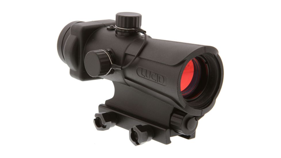 Lucid Optics HD7 Gen III 1x34mm Reflex Red Dot Sight, Variable Reticle, Black L-HD7