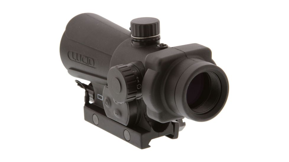 Lucid Optics HD7 Gen III 1x34mm Reflex Red Dot Sight, Variable Reticle, Black L-HD7
