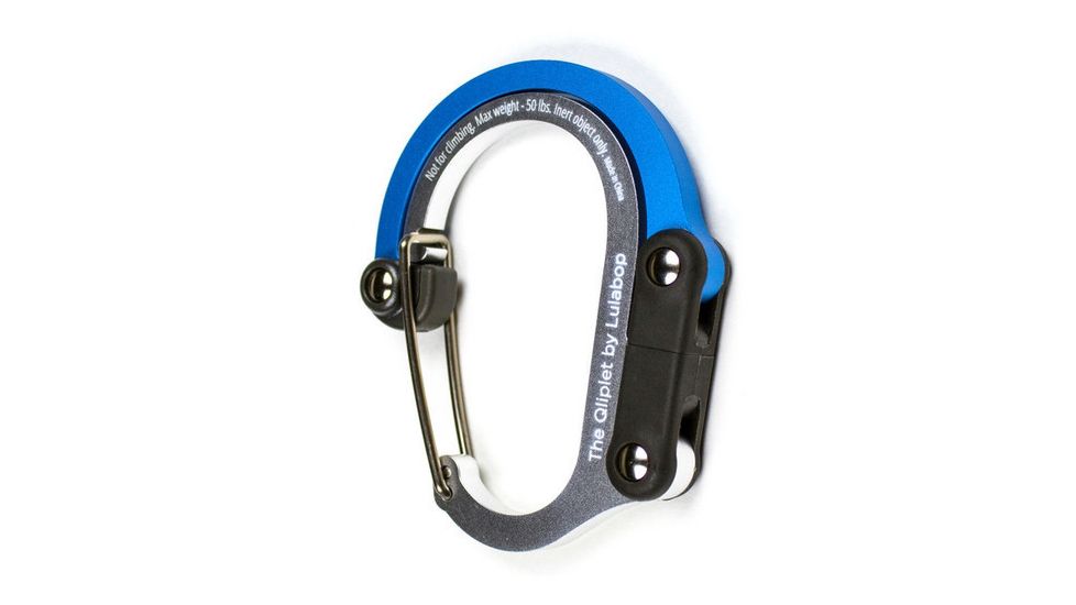 Lulabop Qliplet Multi-Purpose Carabiner-Blue Steel