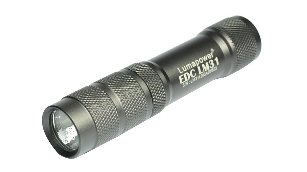 LumaPower LM31 EDC LED Flashlight, CREE XP-G R5 - Black LUMAPOWER-LM31-R5