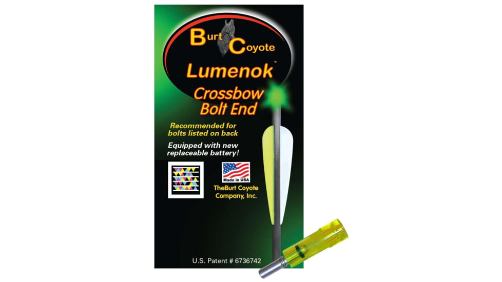 Lumenok Crossbow Nock, Green Easton/Beman Flat 3 pk. ECF3G