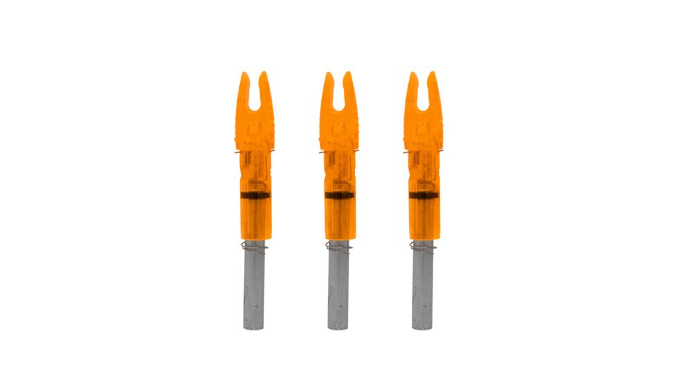 Lumenok Lighted Arrow Nock Gt-Series, Orange, 3pk