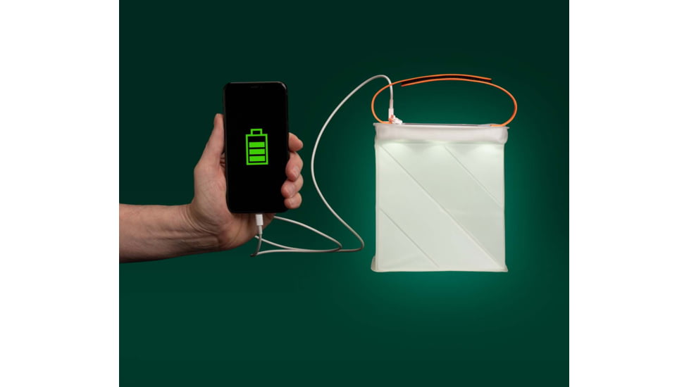 LuminAID Max QI Solar Lantern w/Phone Charger, White, 0196-0150