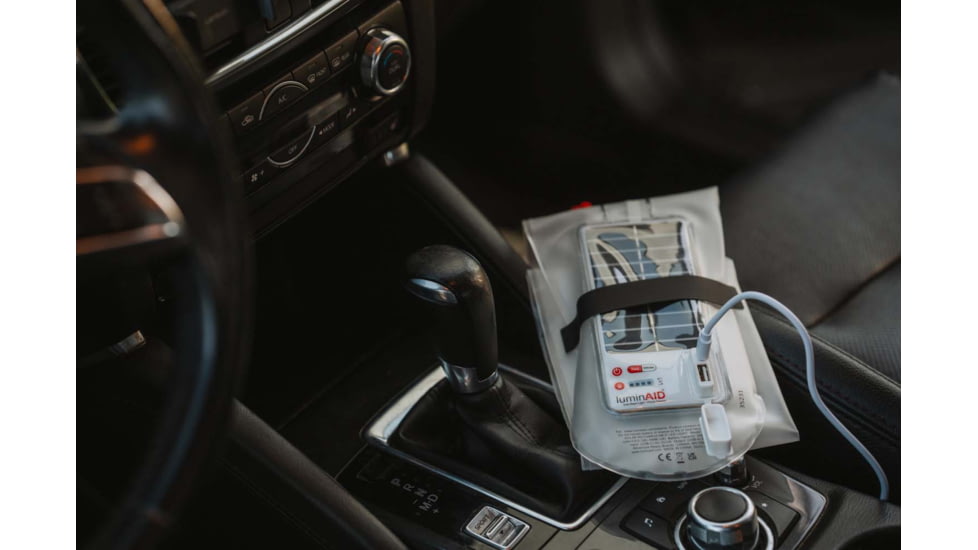 LuminAID Solar Beam With Phone Charger, White, 0196-0700