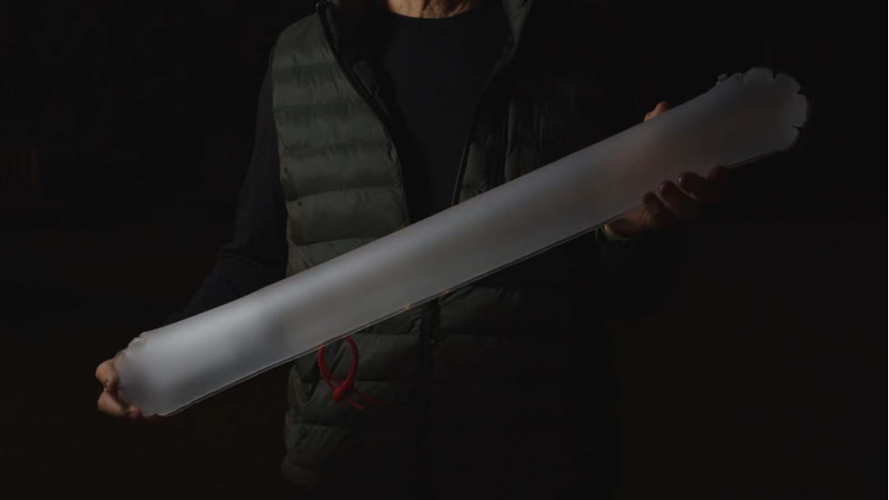 LuminAID Solar Beam With Phone Charger, White, 0196-0700