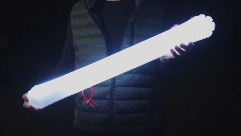 LuminAID Solar Beam With Phone Charger, White, 0196-0700