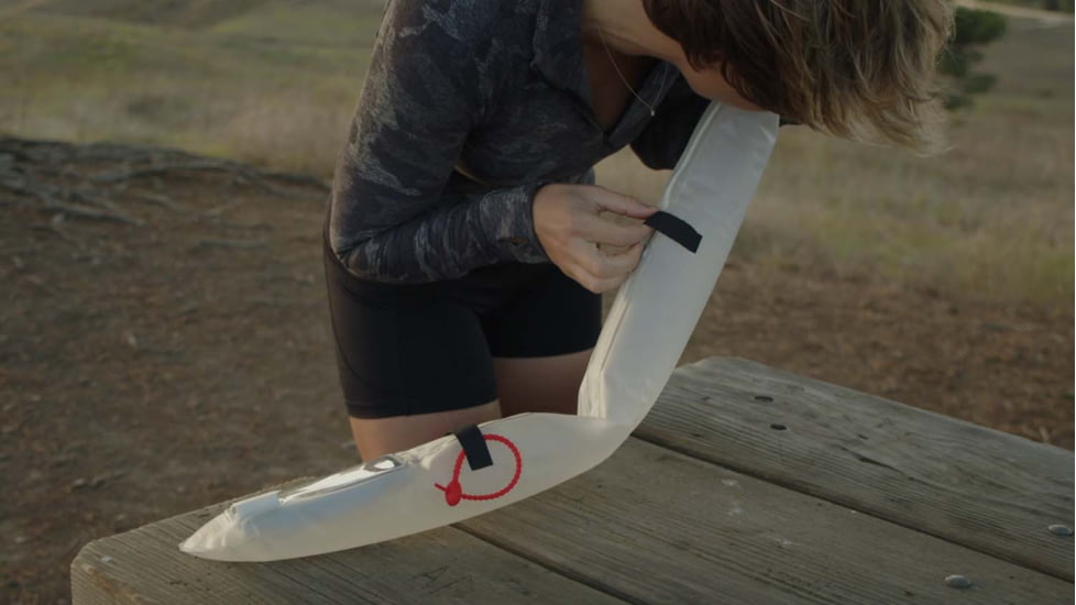 LuminAID Solar Beam With Phone Charger, White, 0196-0700