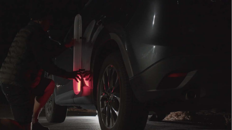 LuminAID Solar Beam With Phone Charger, White, 0196-0700