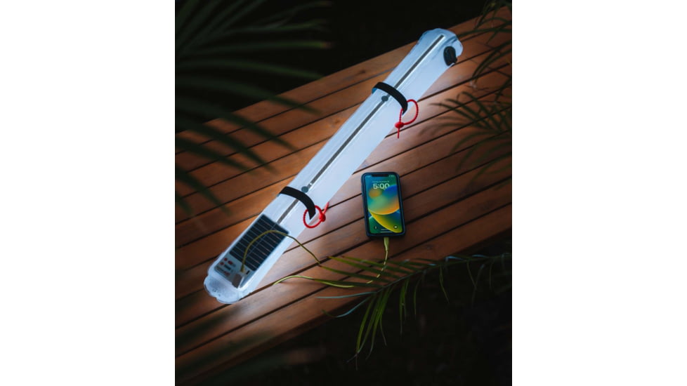 LuminAID Solar Beam With Phone Charger, White, 0196-0700