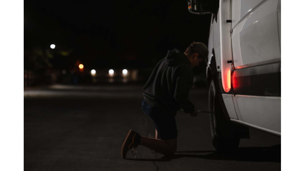 LuminAID Solar Beam With Phone Charger, White, 0196-0700