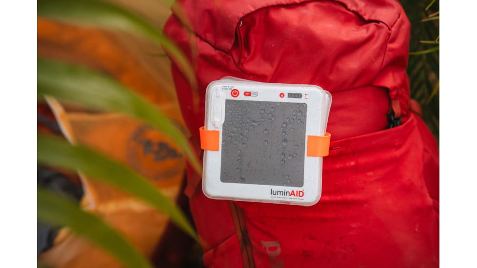 LuminAID Survivor Solar Lantern w/Dual Phone Charger, White, 0196-0350