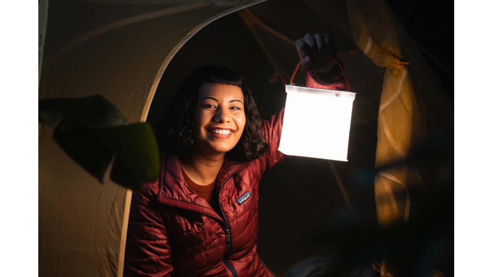 LuminAID Survivor Solar Lantern w/Dual Phone Charger, White, 0196-0350