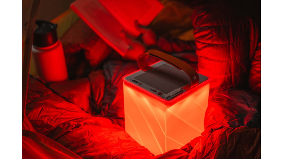 LuminAID Survivor Solar Lantern w/Dual Phone Charger, White, 0196-0350