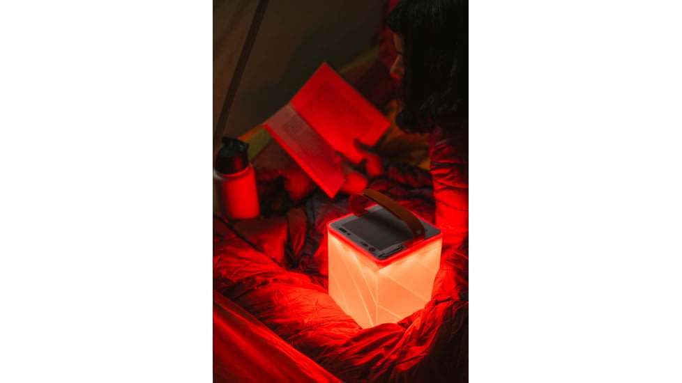 LuminAID Survivor Solar Lantern w/Dual Phone Charger, White, 0196-0350