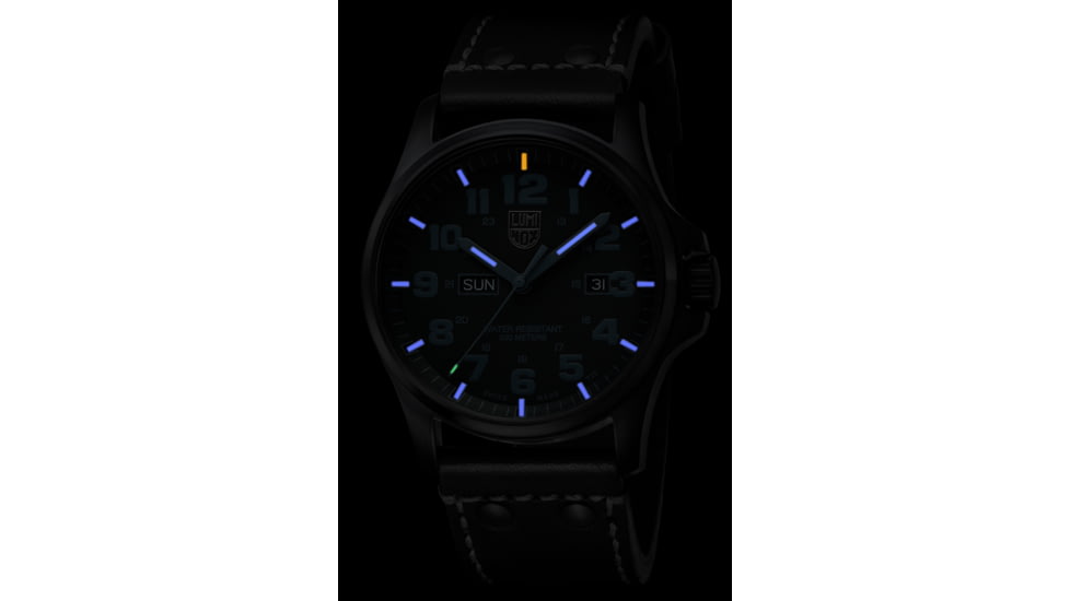 LUMINOX Atacama Field Day Date Watch, Black/Dark Gray, 45mm A.1921.BO