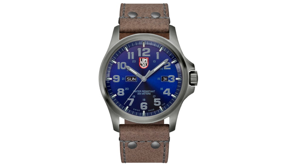 LUMINOX Atacama Field Day Date Watch, Blue/Gray, 45mm A.1923