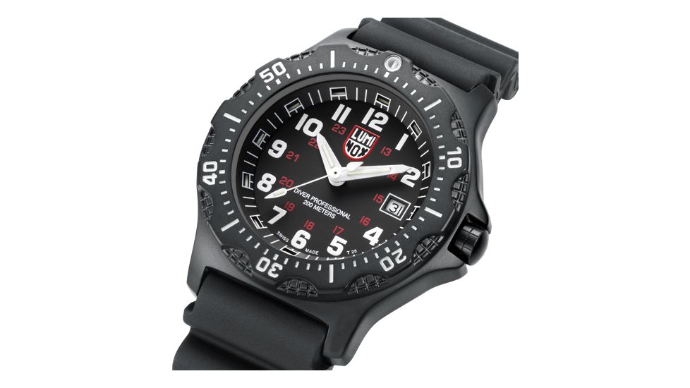 Luminox Black Seal, Black Dial, Black PU Dive Strap NS8401