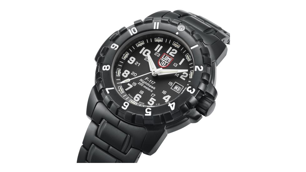 Luminox EVO F-117 Nighthawk, Black Dial, Black PU Strap NS6401