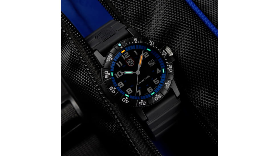 Luminox Leatherback Sea Turtle Giant Outdoor Watch, Black/blue - XS0324