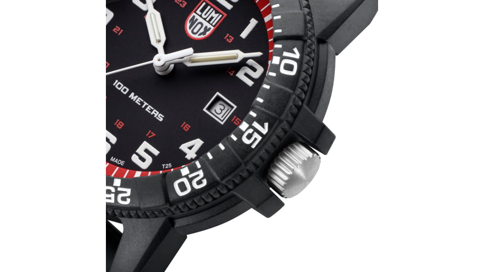 Luminox Leatherback Sea Turtle Giant Outdoor Watch, Black/red - XS0335