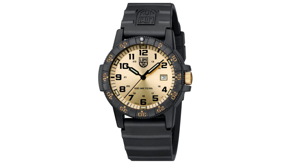 Luminox Leatherback Sea Turtle Giant Outdoor Watch, Gold/black - XS0325GP