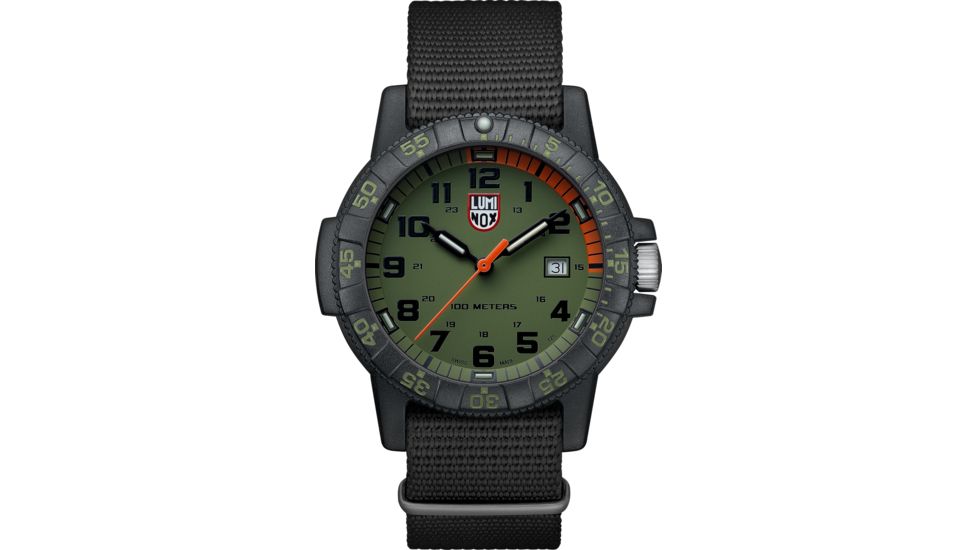 Luminox Leatherback Sea Turtle Giant Watches, Black/Green, 44 mm, 337