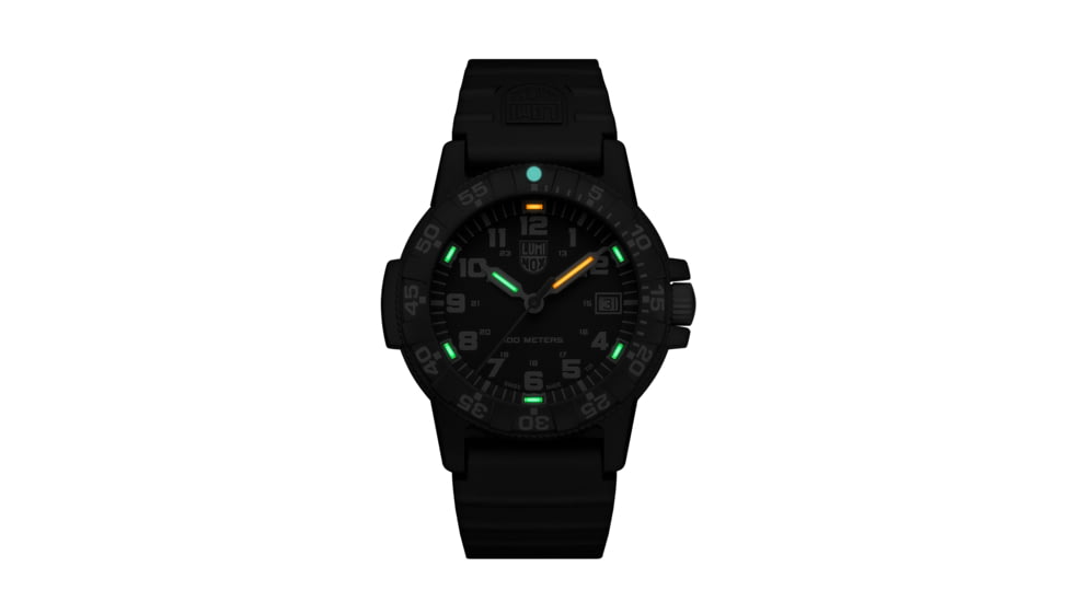 Luminox Leatherback Sea Turtle Watches, Black/White, 39 mm, 301