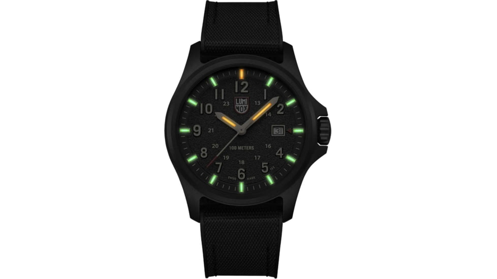 Luminox Atacama Field 1970 Analog Watch, 43mm Case Diameter, Carbonox Bezel, Black Rubber Strap, XL1970SET