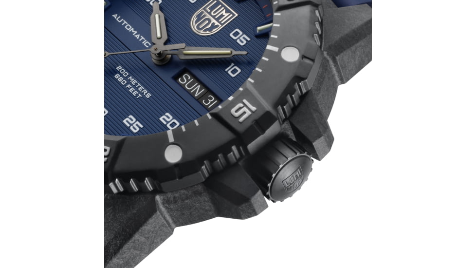 Luminox Master Carbon SEAL Automatic Watch, 45mm, Black/Blue, 45mm, XS.3863