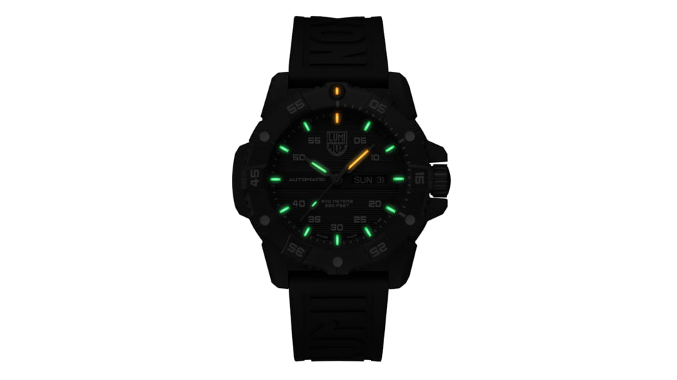 Luminox Master Carbon SEAL Automatic Watch, 45mm, Black/Green, 45mm, XS.3877