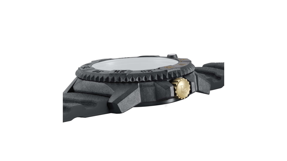 Luminox Master Carbon SEAL Military Dive Watch, Black/Gold, 46mm, XS.3805.NOLB.SET
