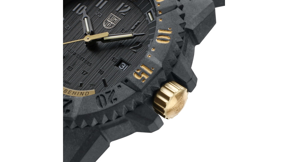 Luminox Master Carbon SEAL Military Dive Watch, Black/Gold, 46mm, XS.3805.NOLB.SET