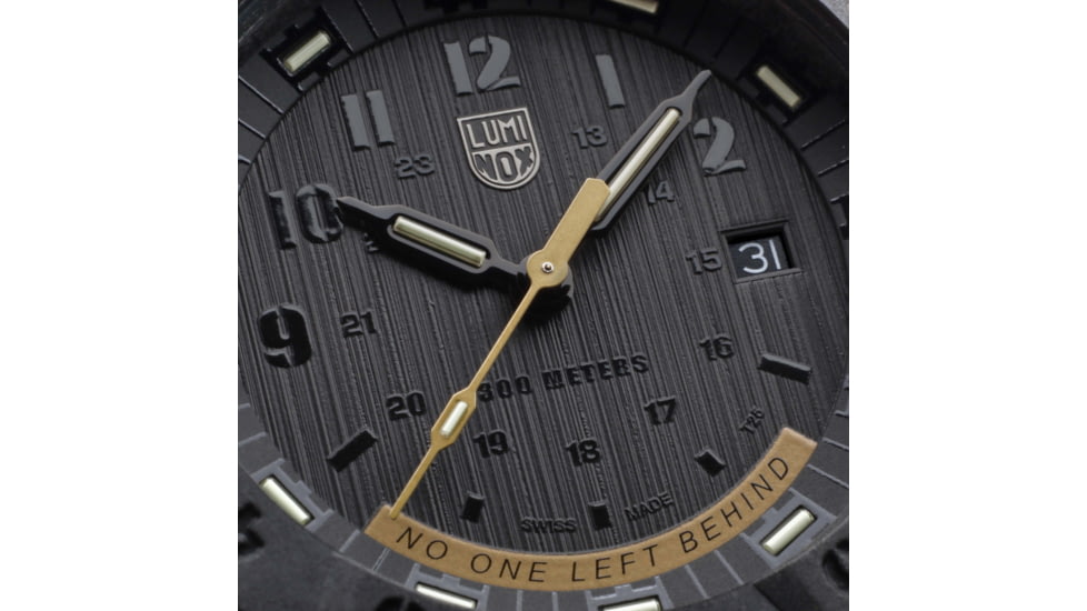 Luminox Master Carbon SEAL Military Dive Watch, Black/Gold, 46mm, XS.3805.NOLB.SET