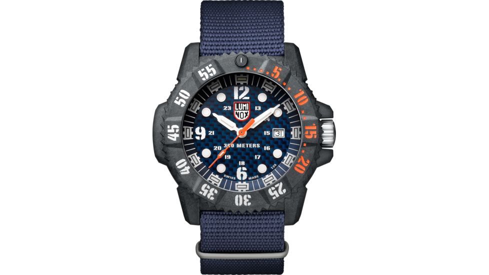 Luminox Master Carbon Seal Watches, Blue/White, 46 mm, 3803.C