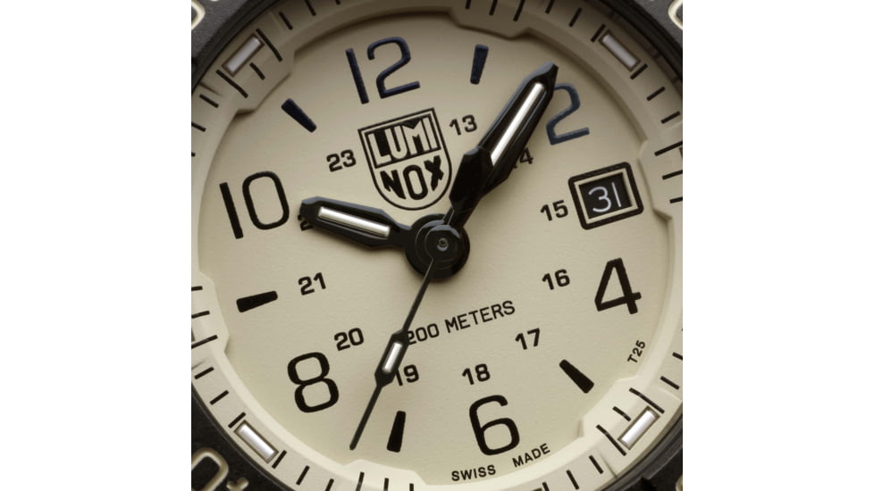 Luminox Navy Seal Foundation 3250 Series Watches - Men's, Sand/Black, 45mm, XS.3251.CBNSF.SET