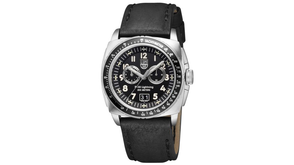 LUMINOX P-38 Lightning Chronograph, Black/Ivory, 44mm A.9441