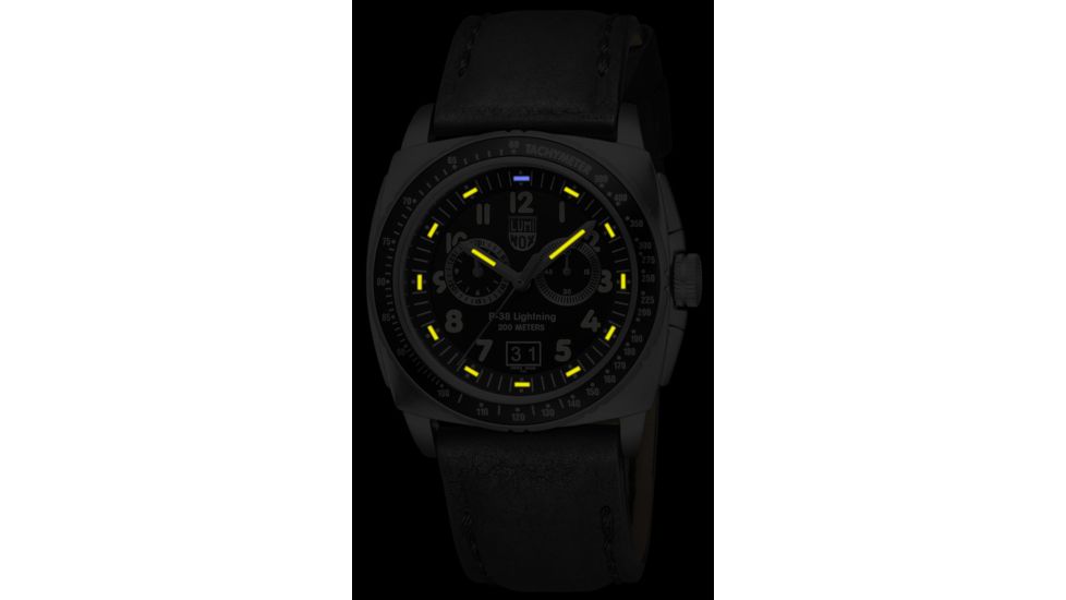 LUMINOX P-38 Lightning Chronograph, Black/Ivory, 44mm A.9441
